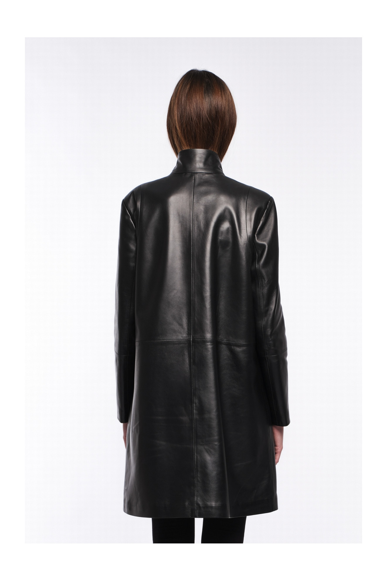 MID-LENGTH LAMB LEATHER JACKET JANYCE WAXY