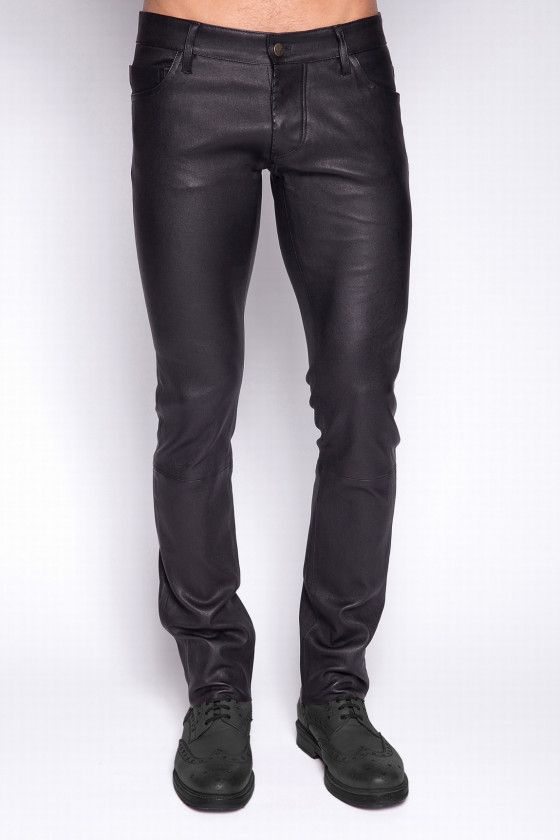 PANTALON CUIR STRETCH FRANCESCO STR