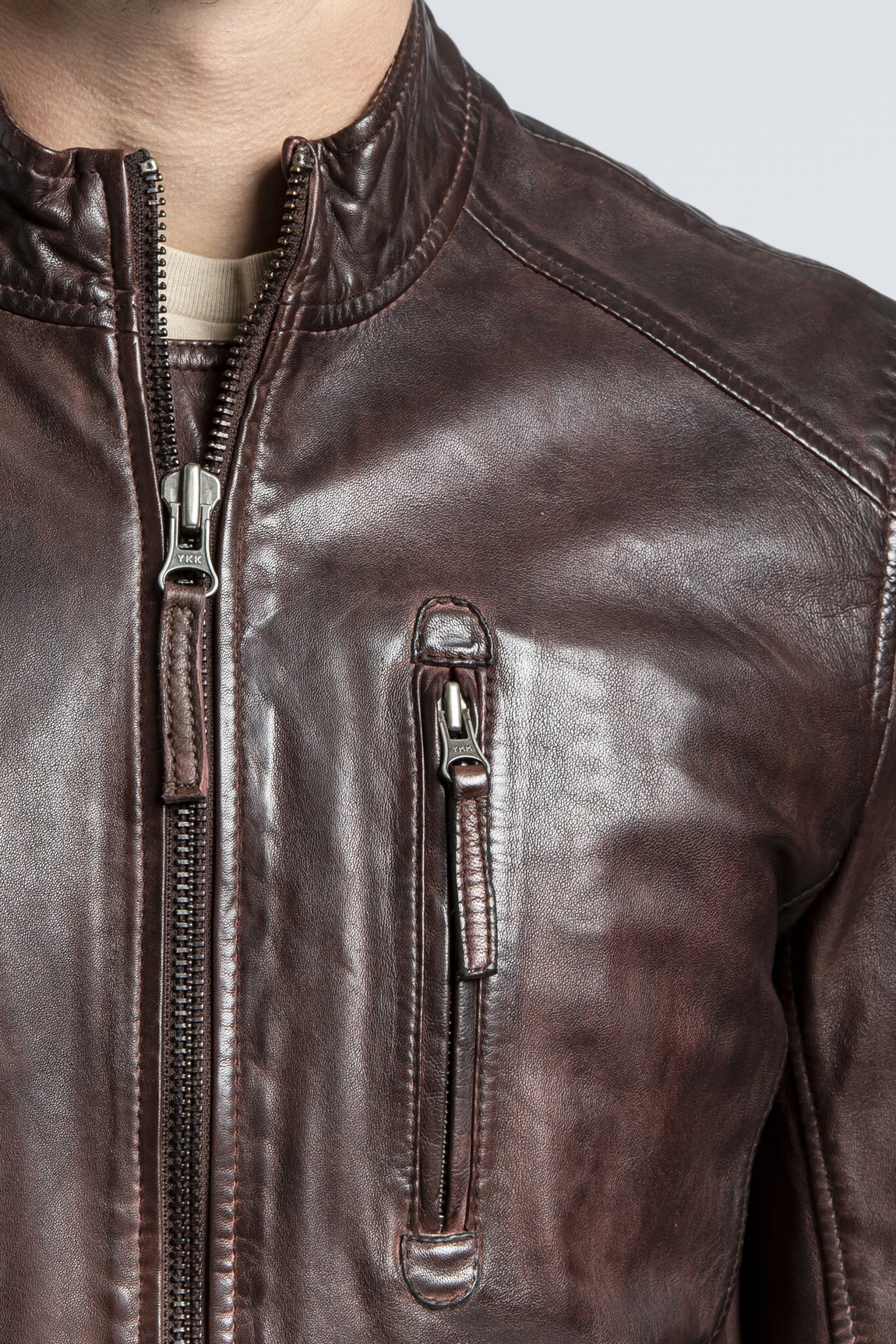 BLOUSON EN CUIR OLIVER