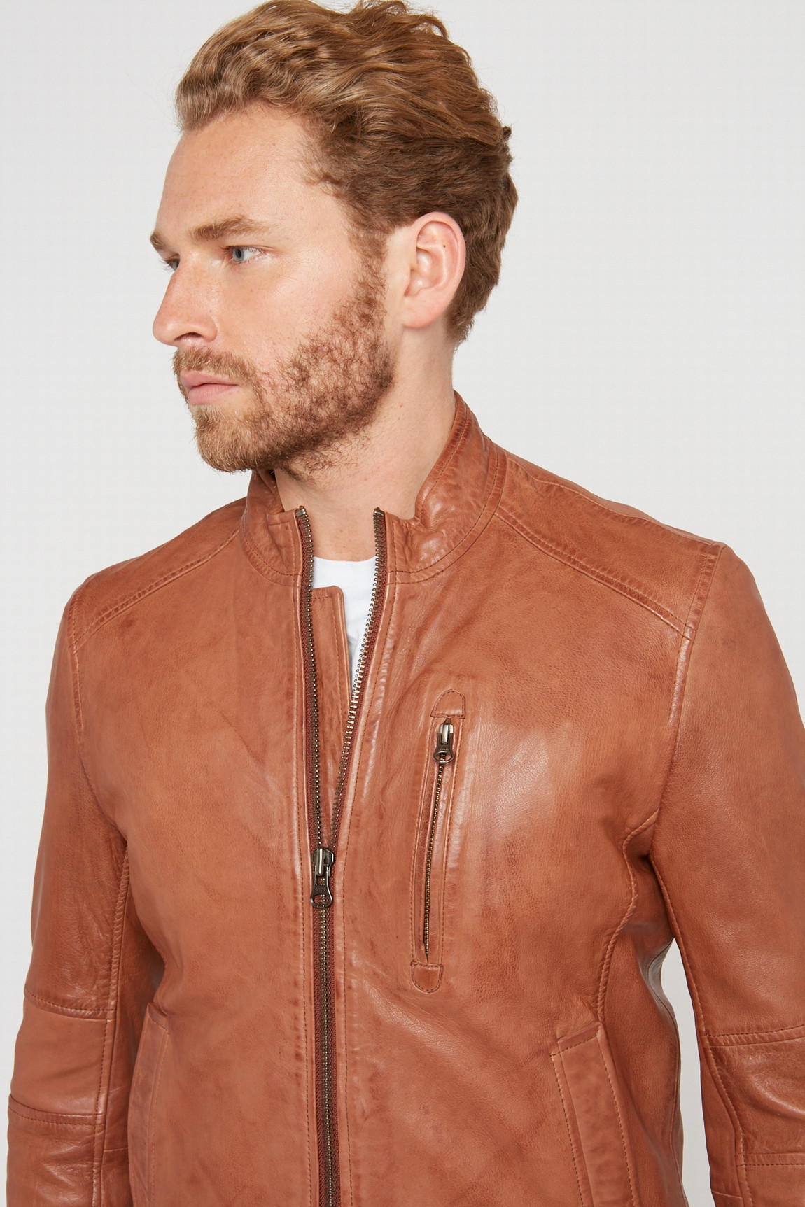 BLOUSON EN CUIR OLIVER