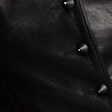 GILET CUIR SMOKING NIKA WAXY