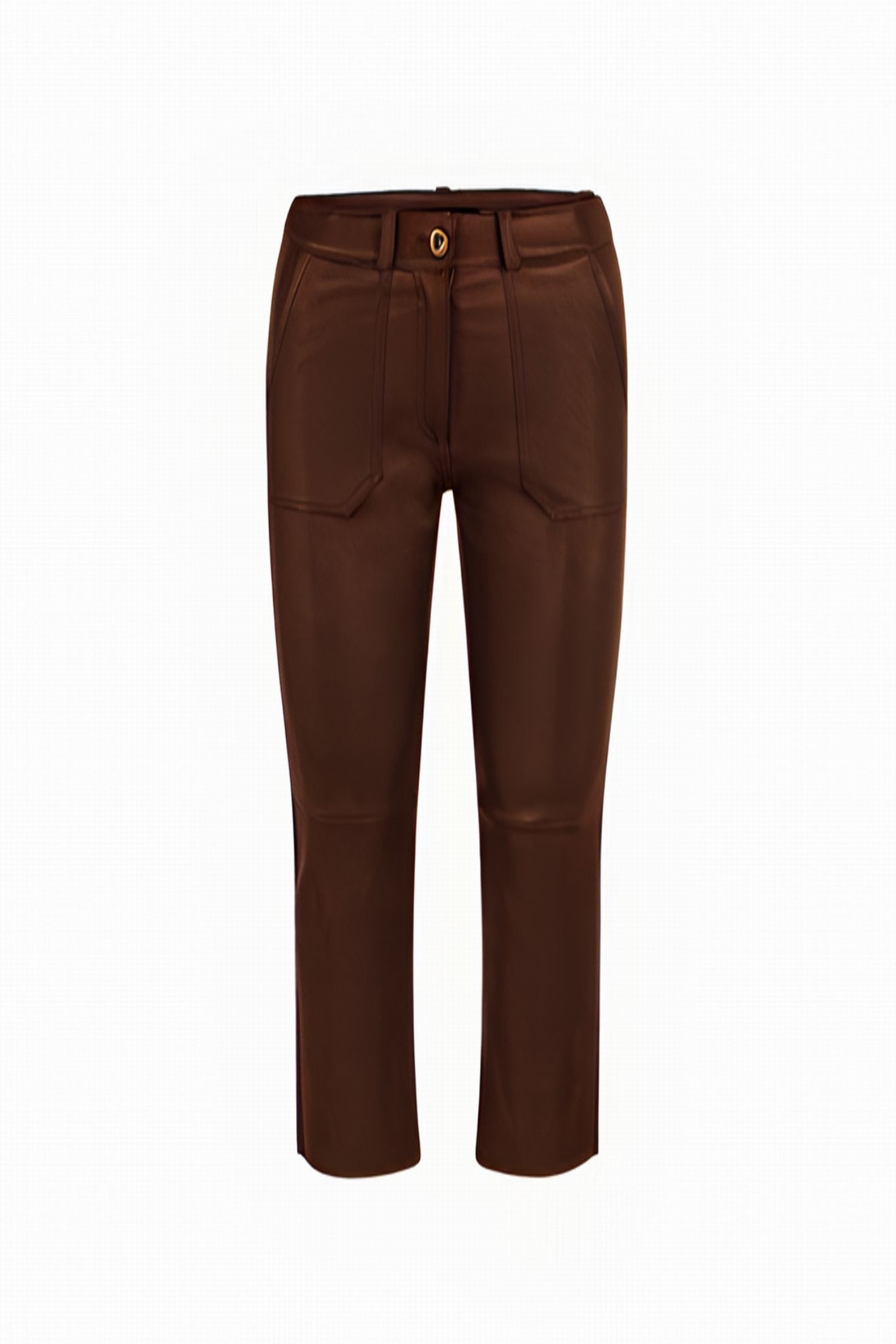 PANTALON CUIR STRETCH AVEC ZIP HYPNOS