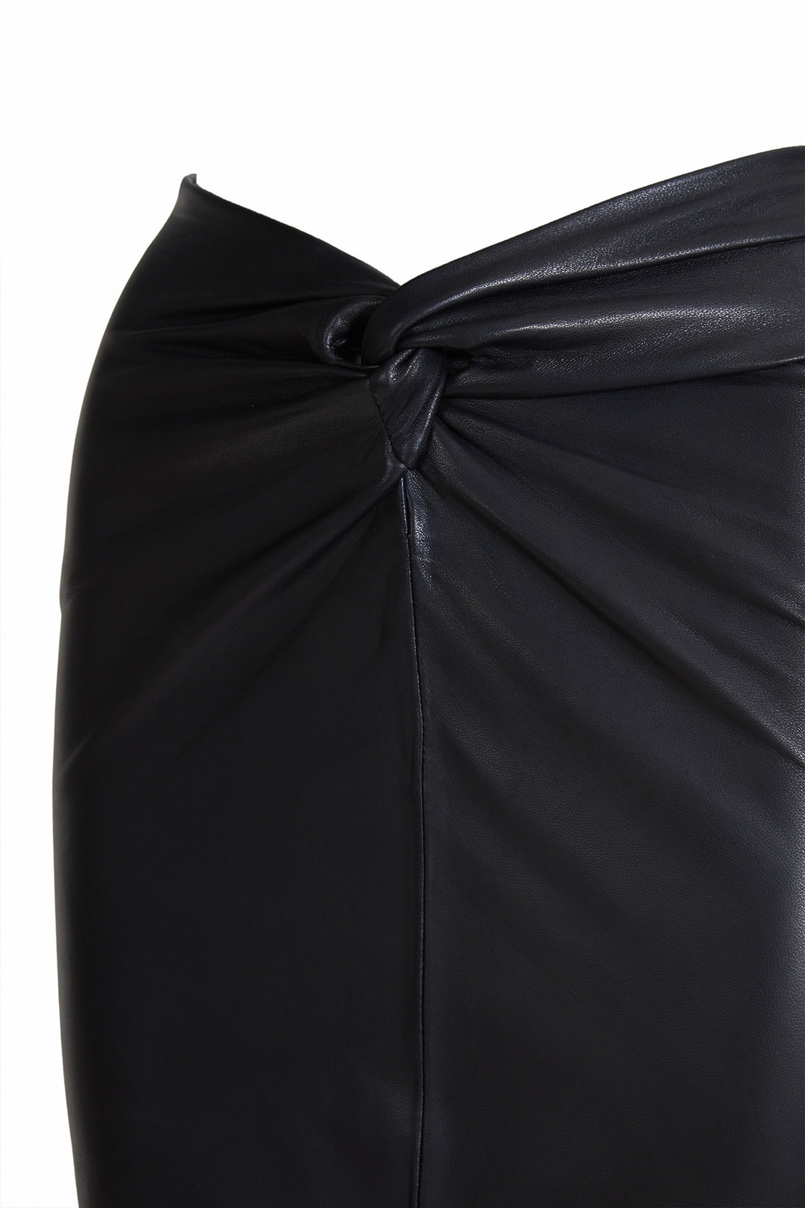 JUPE EN CUIR LONGUE AMILA