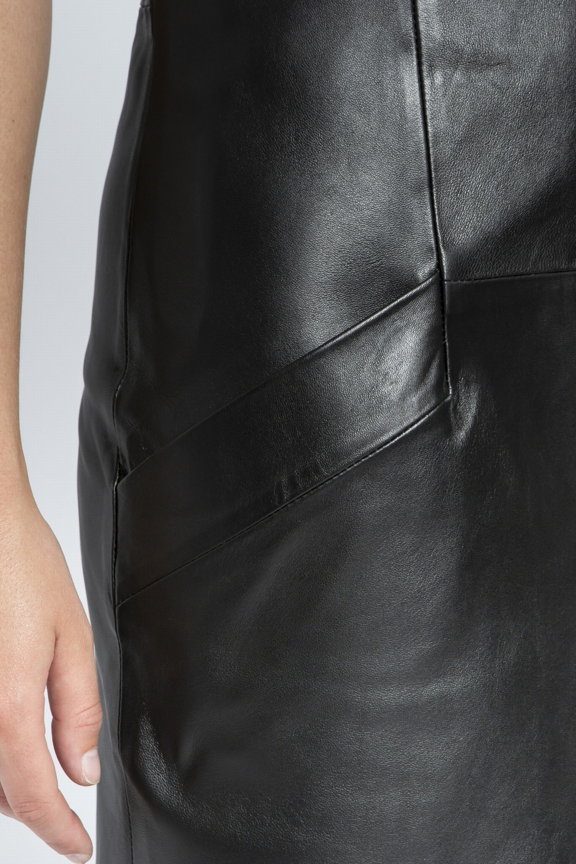 LAMB LEATHER DRESS BRIDGET WAXY