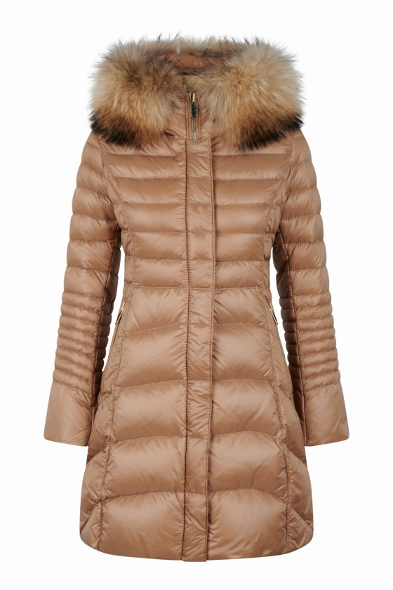 DOUDOUNE AVEC COL EN RENARD DOMICIME