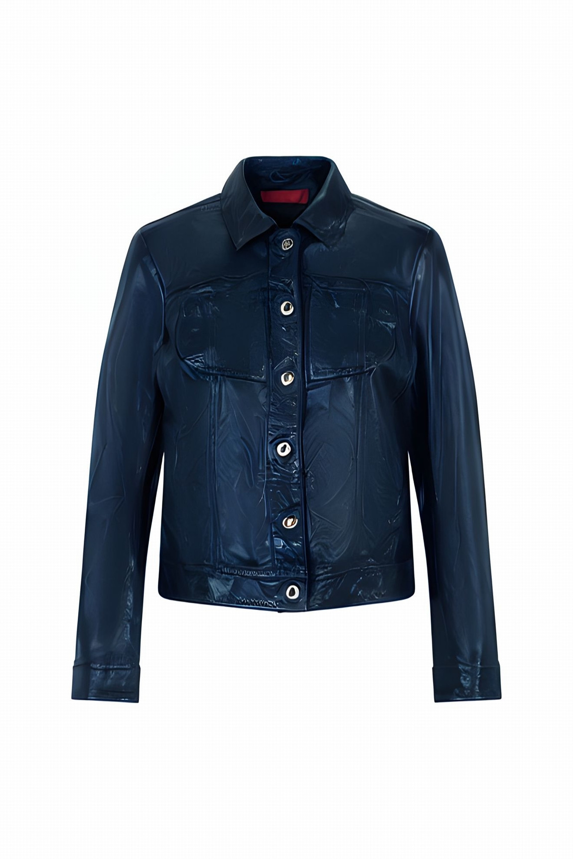 BLOUSON CHEMISE EN CUIR PRUNELLA